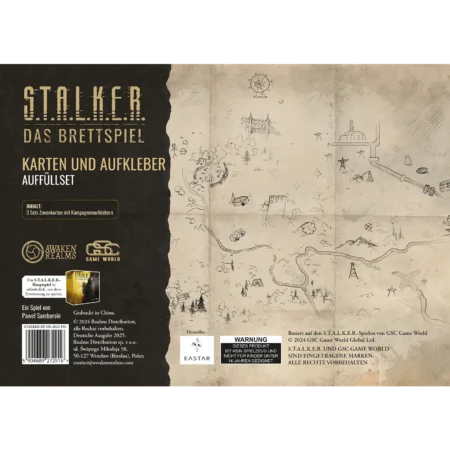 S.T.A.L.K.E.R Karten und Aufkleber