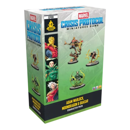 Marvel Crisis Adam Warlock, Moondragon, & Quasar