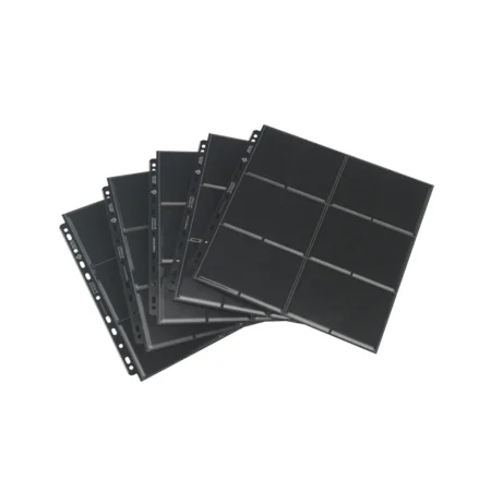 24-Pocket Sideloading Pages 10pcs pack Black