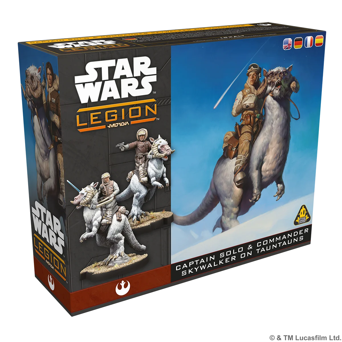 Captain Solo & Commander Skywalker on Tauntauns