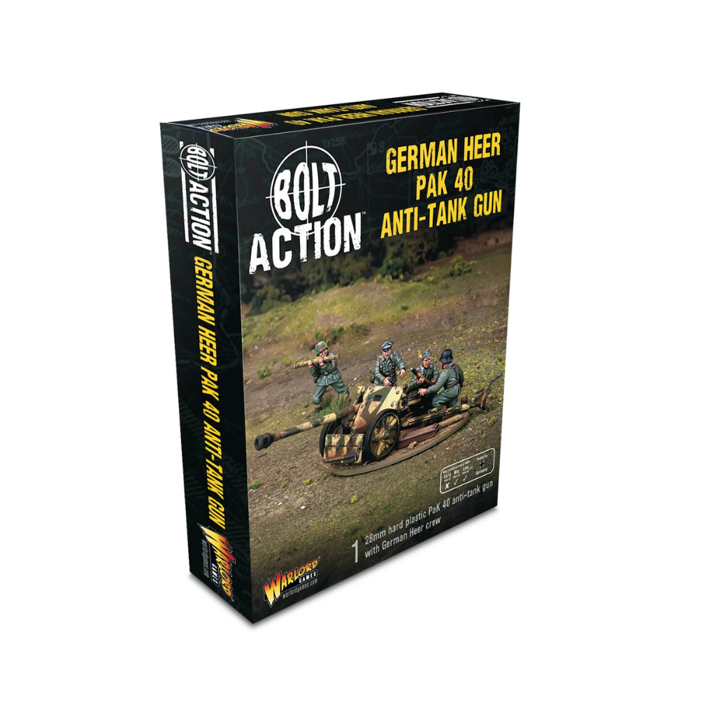 German Heer Pak 40 anti Tank Gun