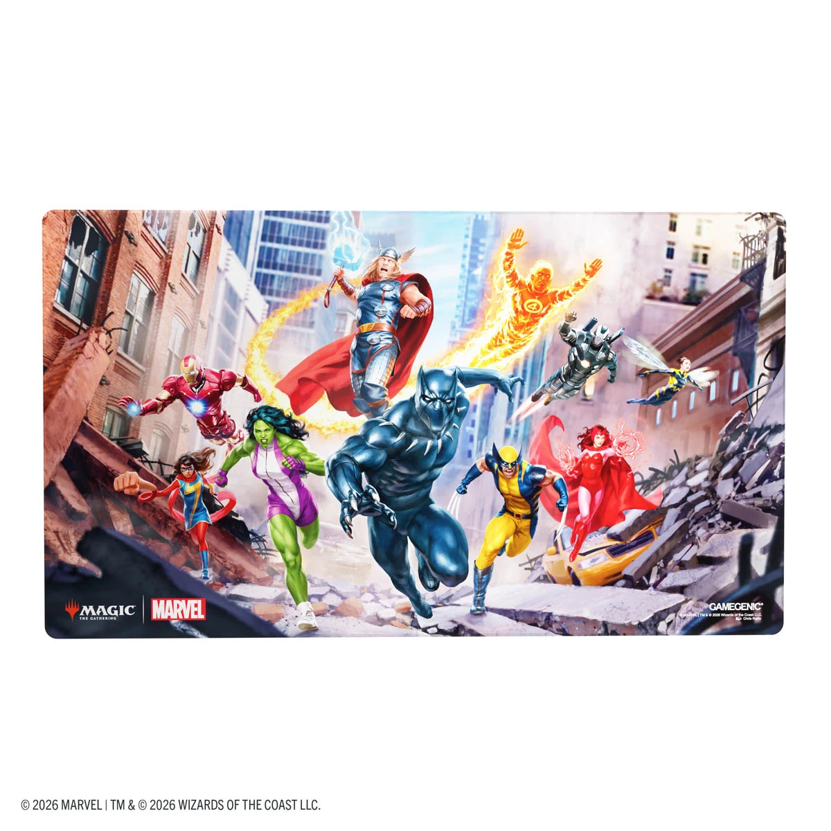 Magic the Gathering Marvel Super Heroes Shiny Playmat