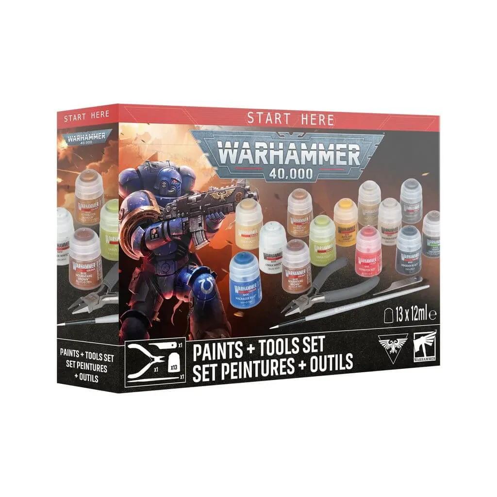 Warhammer 40.000 Farben + Werkzeuge