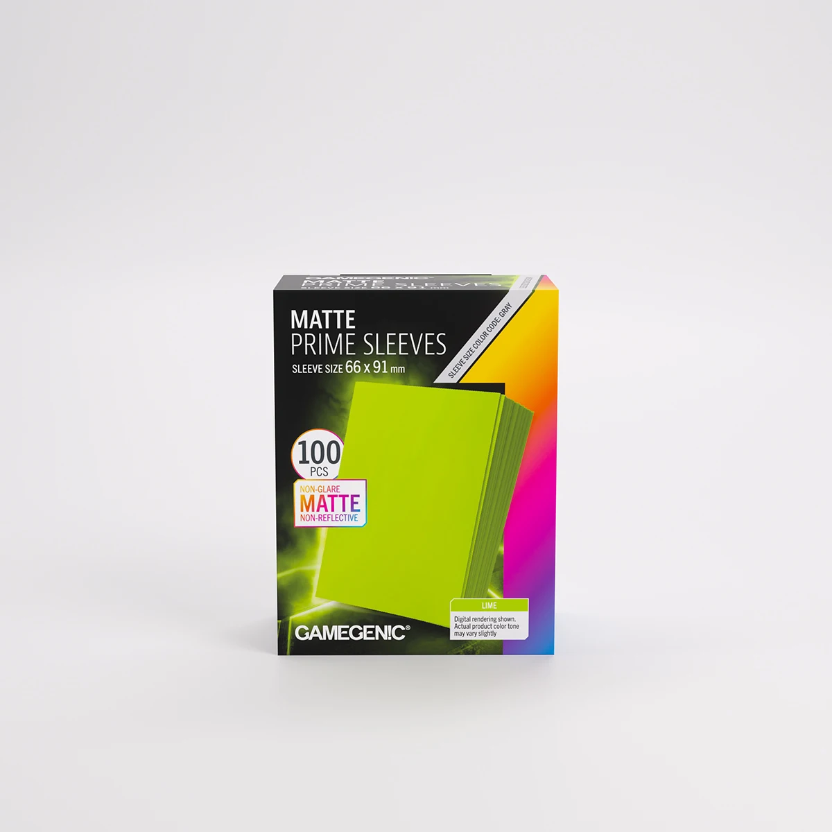 Matte Prime Sleeves Lime 66x91