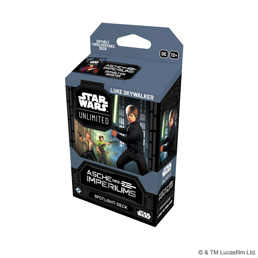 Star Wars Unlimited Asche des Imperiums Spotlight Deck Luke Skywalker (DE)
