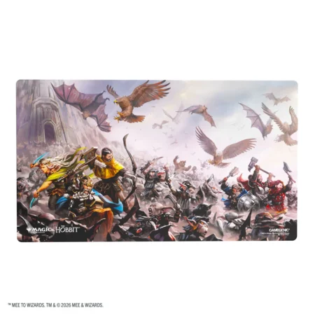 Magic The Gathering The Hobbit Prime Playmat Fight scene 1