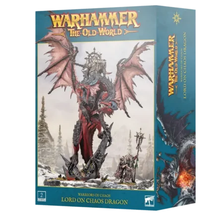 Warriors of Chaos Lord on Chaos Dragon
